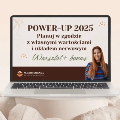 Grafika laptop z Warsztatem PowerUp z bonusem